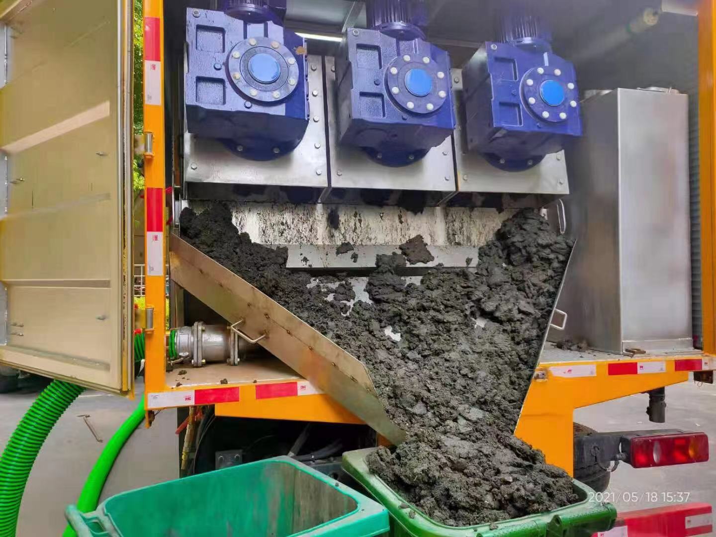 穆棱化粪池清掏城市维护站-泥浆净化干湿分离处理